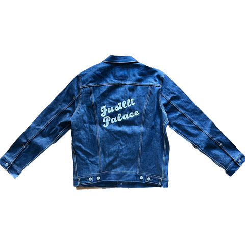 fusilli palace chainstitch denim jacket | Jon and Vinny's Merch