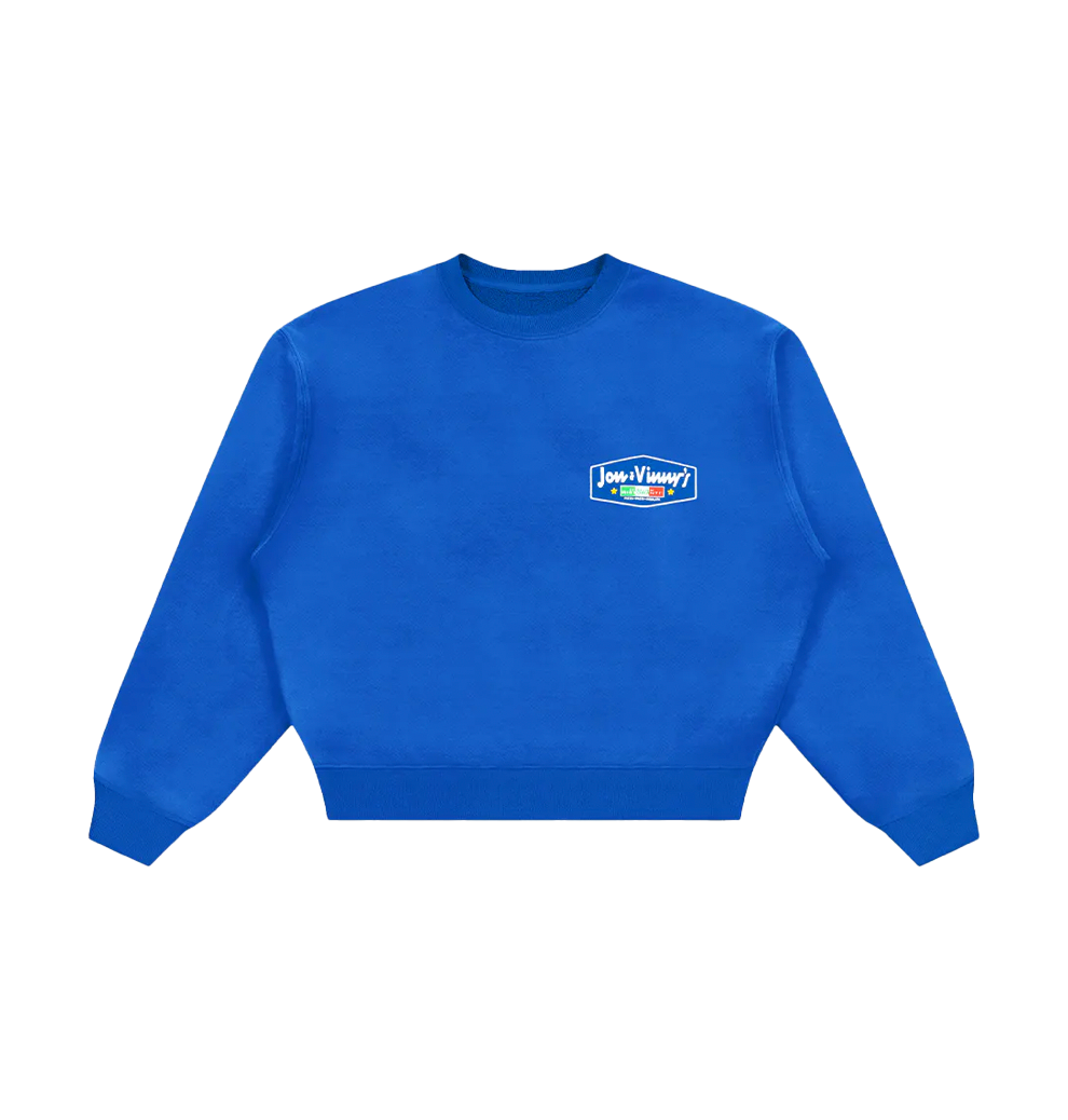 Jon & Vinny's x Madhappy Heritage Crewneck (Azzurro) | Jon and Vinny's Merch